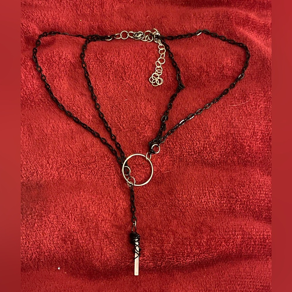 Crystal choker necklace